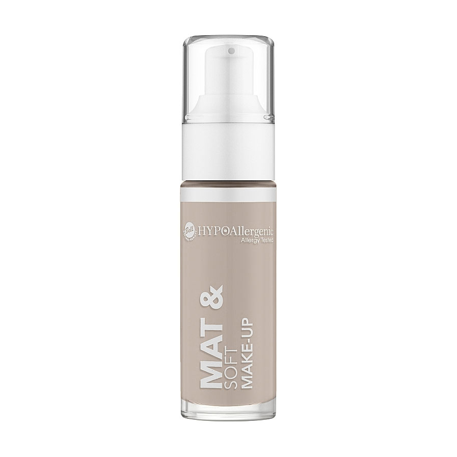 Тональний матувальний флюїд для обличчя Bell HypoAllergenic Mat &amp; Soft Make-Up, 00 Alabaster, 30 г